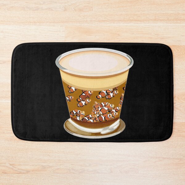 Item preview, Clownfish Cortado (Black) designed and sold by octopuscafe.