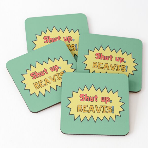 Item preview, "Shut up Beavis" quote, comic, cartoon designed and sold by Time4Space.