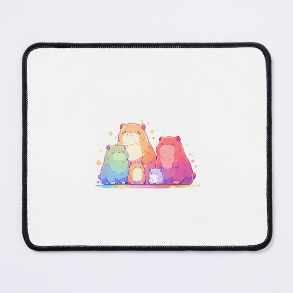 Item preview, Capybara family designed and sold by Bickylise.
