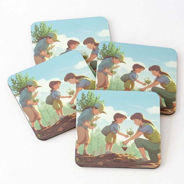 Item preview, Tree Planting Nature Forest earth designed and sold by Aestheticlanart.