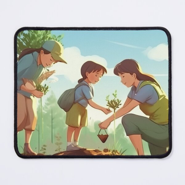 Item preview, Tree Planting Nature Forest earth designed and sold by Aestheticlanart.