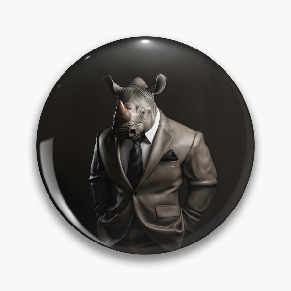 Item preview, Rhinoceros dressed impeccably designed and sold by toaderbogdan88.