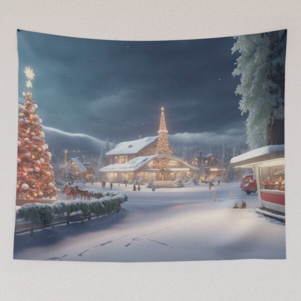 Item preview, Retro Holiday Delight: 1960s Winter Wonderland #1 designed and sold by Electric-Easel.