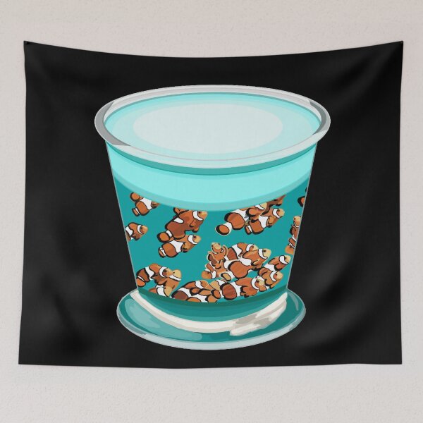 Item preview, Clownfish Cortado (Ocean/Black) designed and sold by octopuscafe.