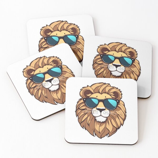 Item preview, Cool Lion in Sunglasses designed and sold by Realizey.