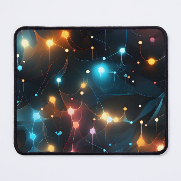 Vista previa del artículo con la obra «Patrón de luces abstractas», diseñado y vendido por enipra.