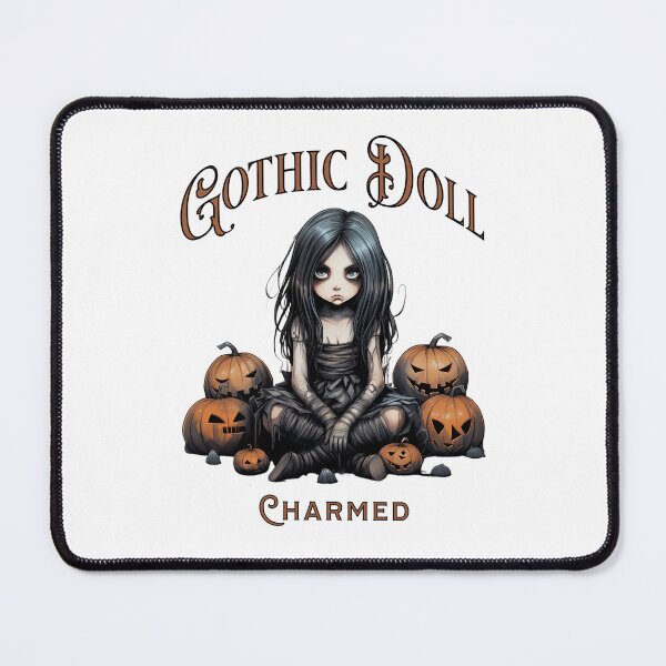 Item preview, Charmed Gothic Doll Shirt for Halloween, Creepy Doll Little Monster Shirt designed and sold by Stencil Crafts.
