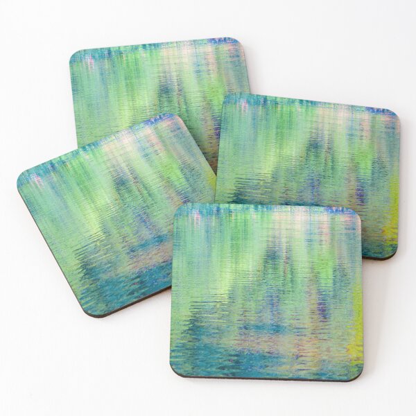 Item preview,  Colorful Lake Reflections Original Abstract Art designed and sold by Marianne Madson.