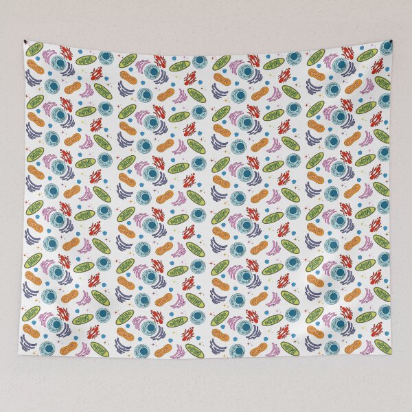 Item preview, Cells and Organelles Galaxy Biology Science Print designed and sold by tweestitch.