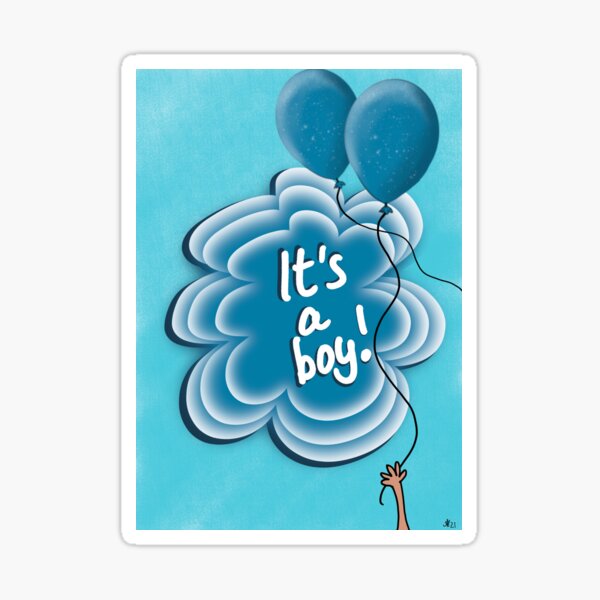 Item preview, It's a boy!  designed and sold by DrawingsbyAgnes.
