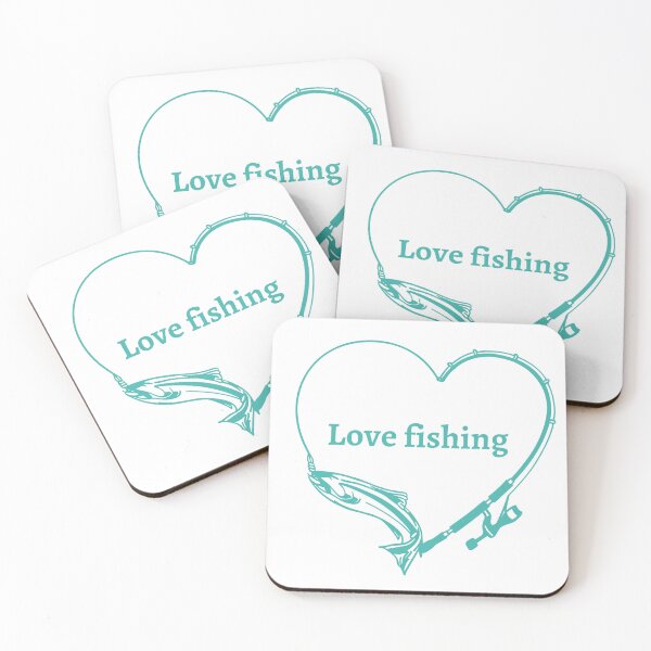 Item preview, Love fishing - verdigis blue designed and sold by lovefishing.