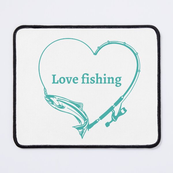 Item preview, Love fishing - verdigis blue designed and sold by lovefishing.