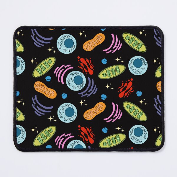 Item preview, Cells and Organelles Black Galaxy Biology Science Print designed and sold by tweestitch.