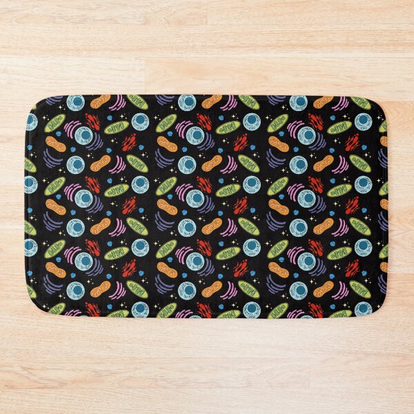 Item preview, Cells and Organelles Black Galaxy Biology Science Print designed and sold by tweestitch.