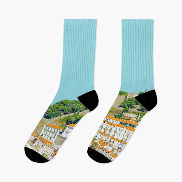 Item preview, Lisbon Skyline and Medieval Castle Panorama designed and sold by worldways.