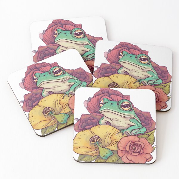 Item preview,  Frog Balloons Peace Psychedelic illusion Ai art fungi art simple Music rock lgbt Mens Womens Kids Funny Nature Lovers  designed and sold by Martolina33.