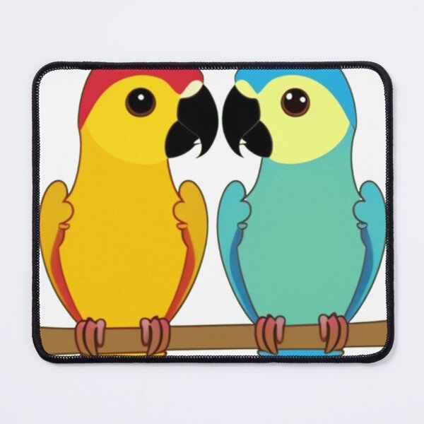 Item preview, Cute Parrots Kissing Eachother designed and sold by helloiamskye.