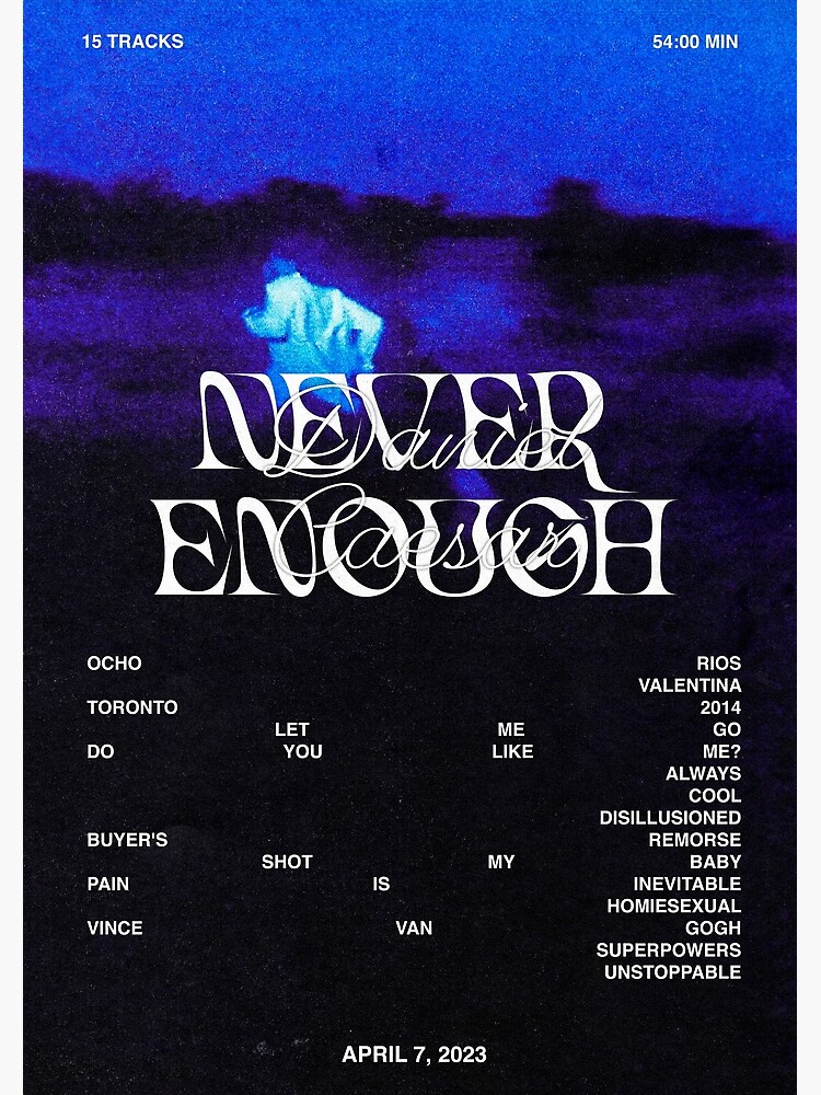 Daniel Caesar - NEVER ENOUGH Lyrics and Tracklist