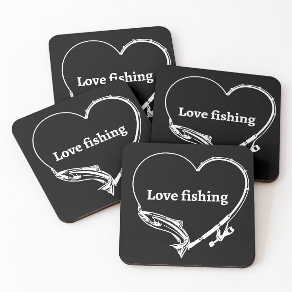 Item preview, Love fishing - white designed and sold by lovefishing.