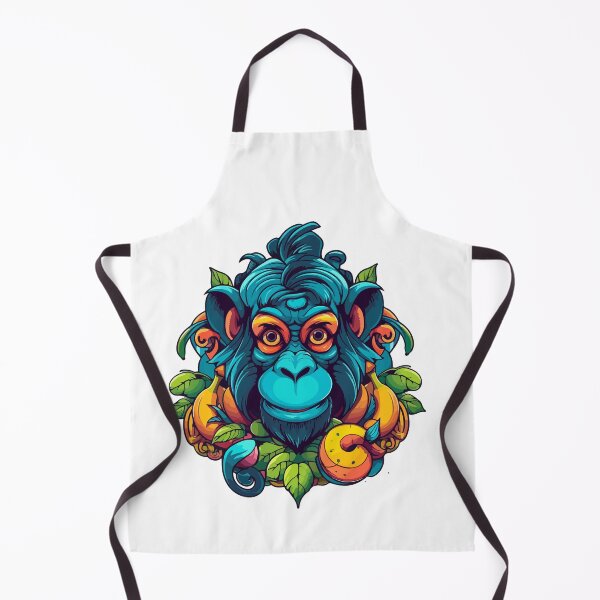 Item preview, Monkey Balloons Peace Psychedelic illusion Ai art fungi art simple Music rock lgbt Mens Womens Kids Funny Nature Lovers  designed and sold by Martolina33.