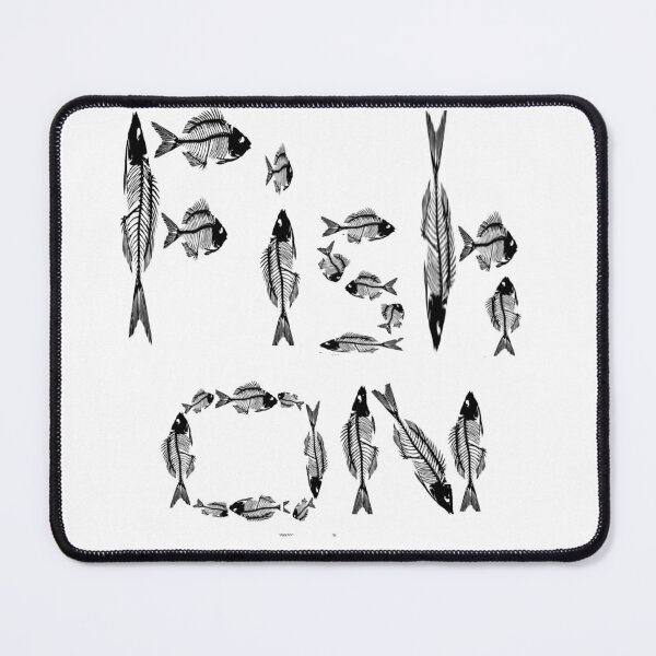 Item preview, Fish One Black letters for light colored shirt. designed and sold by Tom Sachse.