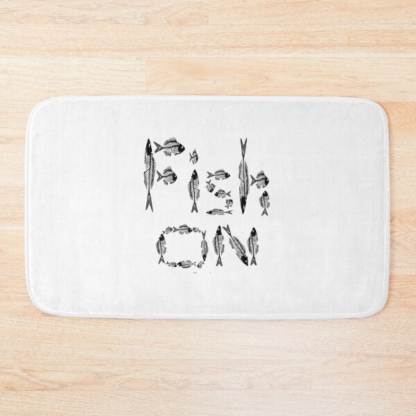 Item preview, Fish One Black letters for light colored shirt.  designed and sold by Tom Sachse.