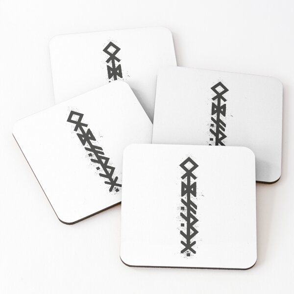 Item preview, ODIN'S SPEAR - Black Bind Rune Design INK SPLAT designed and sold by SALENTOmadness.
