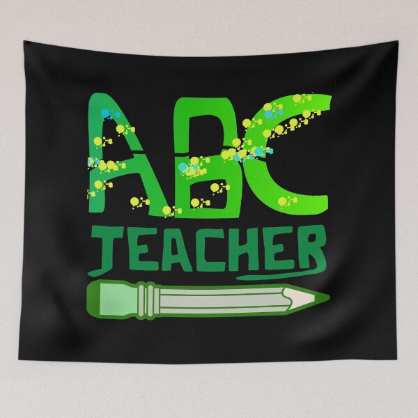 Item preview, Green Abc Teacher designed and sold by ThiagoSDantas.
