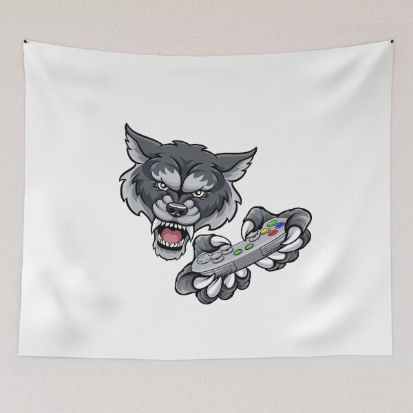 Item preview,  Wolf Balloons Peace Psychedelic illusion Ai art fungi art simple Music rock lgbt Mens Womens Kids Funny Nature Lovers  designed and sold by Martolina33.