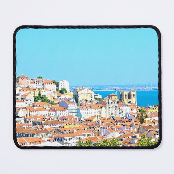 Item preview, Lisbon Skyline Panorama River and Cathedral designed and sold by worldways.