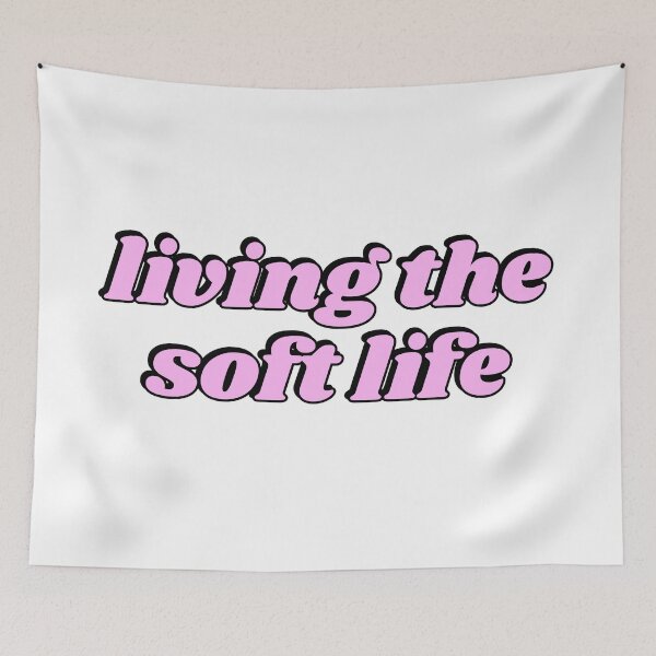 Item preview, Living the soft life designed and sold by Inspirationmotivation.