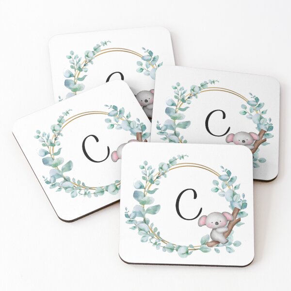Item preview, Monogram Letter C | Koala Design designed and sold by JustSeasons.