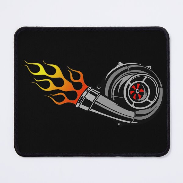 Item preview, Turbocharger with flames design designed and sold by J-KAP.