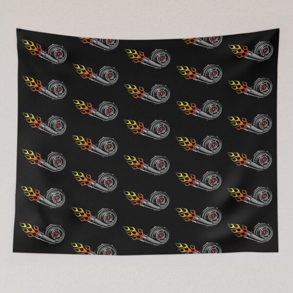 Item preview, Turbocharger with flames design designed and sold by J-KAP.