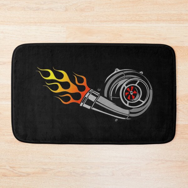 Item preview, Turbocharger with flames design designed and sold by J-KAP.