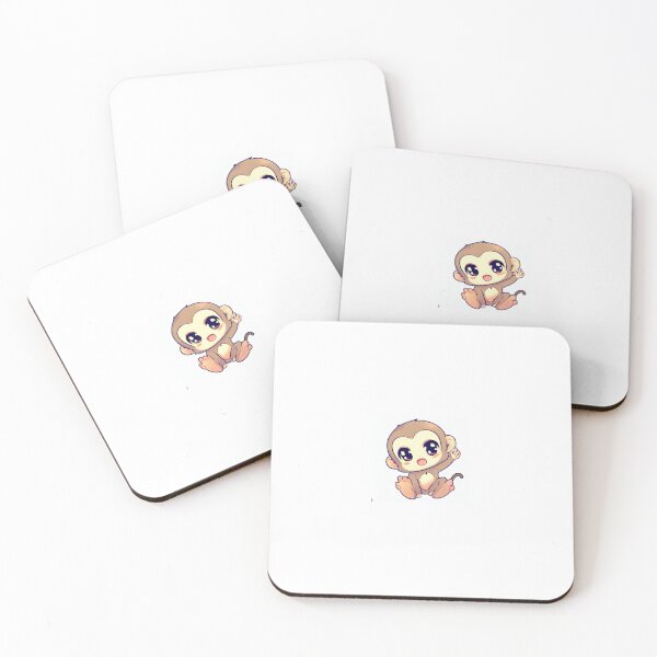 Item preview, Cute Adorable Kawaii Monkey designed and sold by MoriStory.