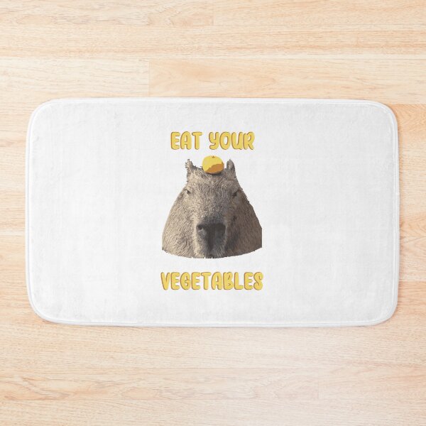 Item preview, Cute capybara with orange designed and sold by Jakub Nowak.