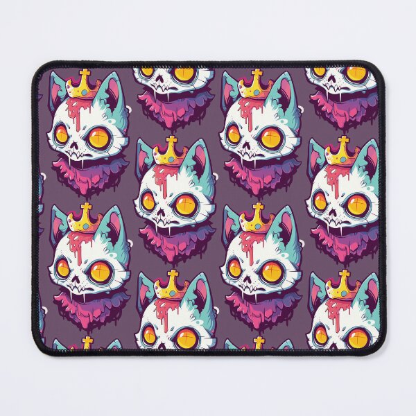 Item preview, Scary Undead Zombie Cat King Halloween designed and sold by CatDesignShop.