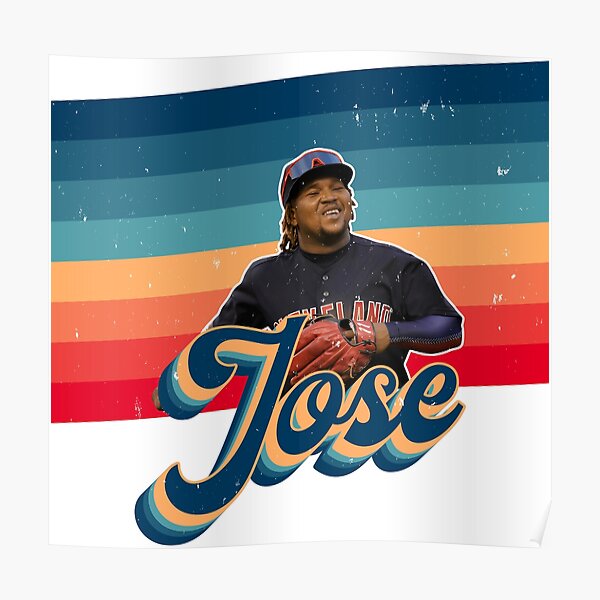 Jose Ramirez Cleveland Indians Poster Print, Real Player, Baseball Player,  Canvas Art, ArtWork, Jose Ramírez Decor, Posters for Wall SIZE 24''x32