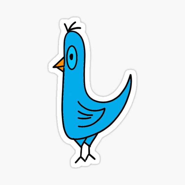 Goofy Opila Bird Sticker for Sale by snowblosm