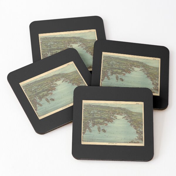 Item preview, Vintage Pictorial Map of Buzzards Bay (1907) 	 	 designed and sold by vfomjvadhiv38.