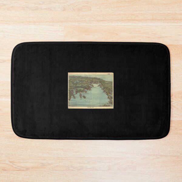 Item preview, Vintage Pictorial Map of Buzzards Bay (1907) 	 	 designed and sold by vfomjvadhiv38.