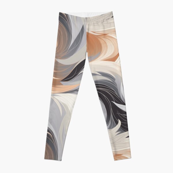 Discover Soft Neutral Color Seamless Pattern | Leggings