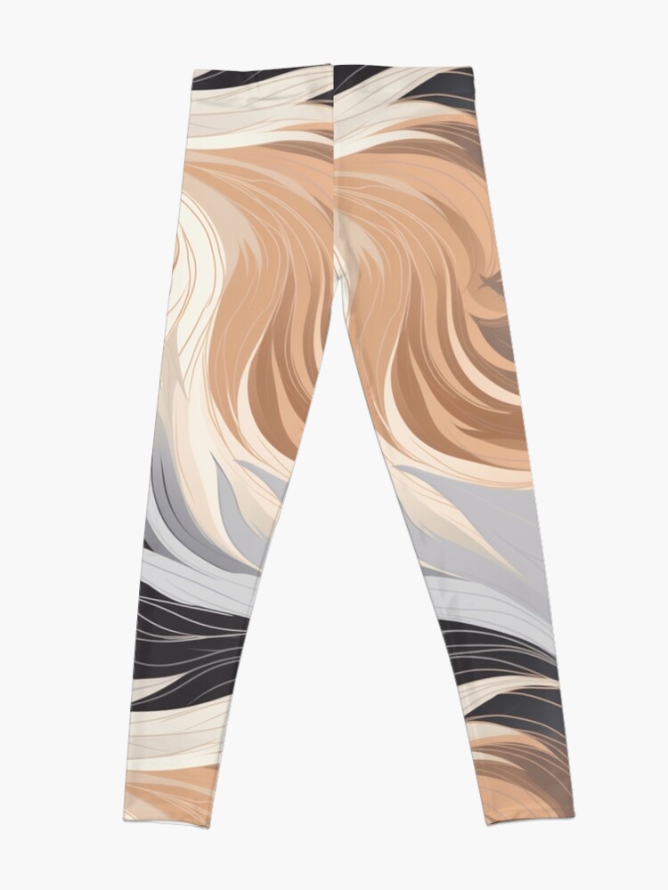 Discover Soft Neutral Color Seamless Pattern | Leggings