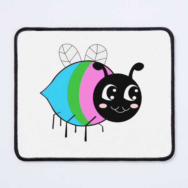 Item preview, Bee Proud Polysexual flag designed and sold by HarveyHandcraftsandDesigns.