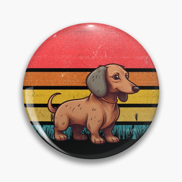 Artikelvorschau, Dachshund Vintage Retro Sunset entworfen und verkauft von rafaeltto.