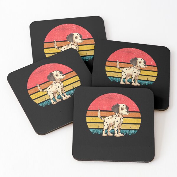 Item preview, Dalmatian Vintage Retro Sunset designed and sold by rafaeltto.