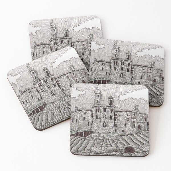Item preview, 323 - WARKWORTH CASTLE - DAVE EDWARDS - INK - 2023 designed and sold by BLYTHART.