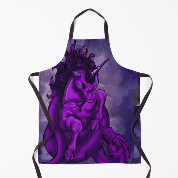 Item preview, Unicorn and Dragon Struggle in Purple designed and sold by sarunamii.