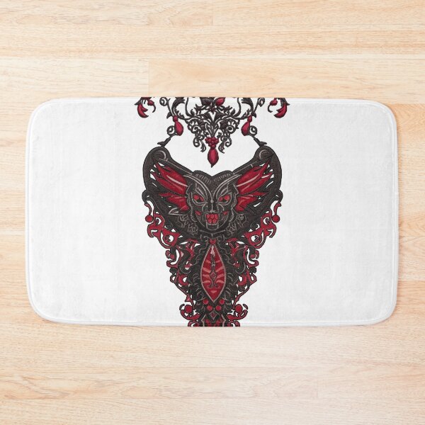 Item preview, Traditional Digital Embroidery of Esthetic Vampire Bat European Victorian Gothic Pattern designed and sold by Kai Multiverse.